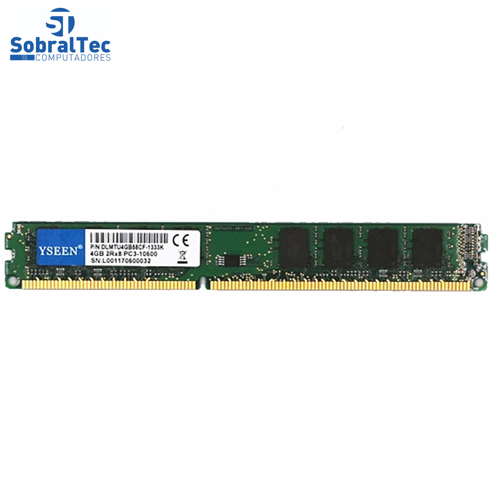 Memoria Ram Para Desktop Ddr3 4GB 1333 - Yseen (NAO VENDER SEPARADO DO KIT)